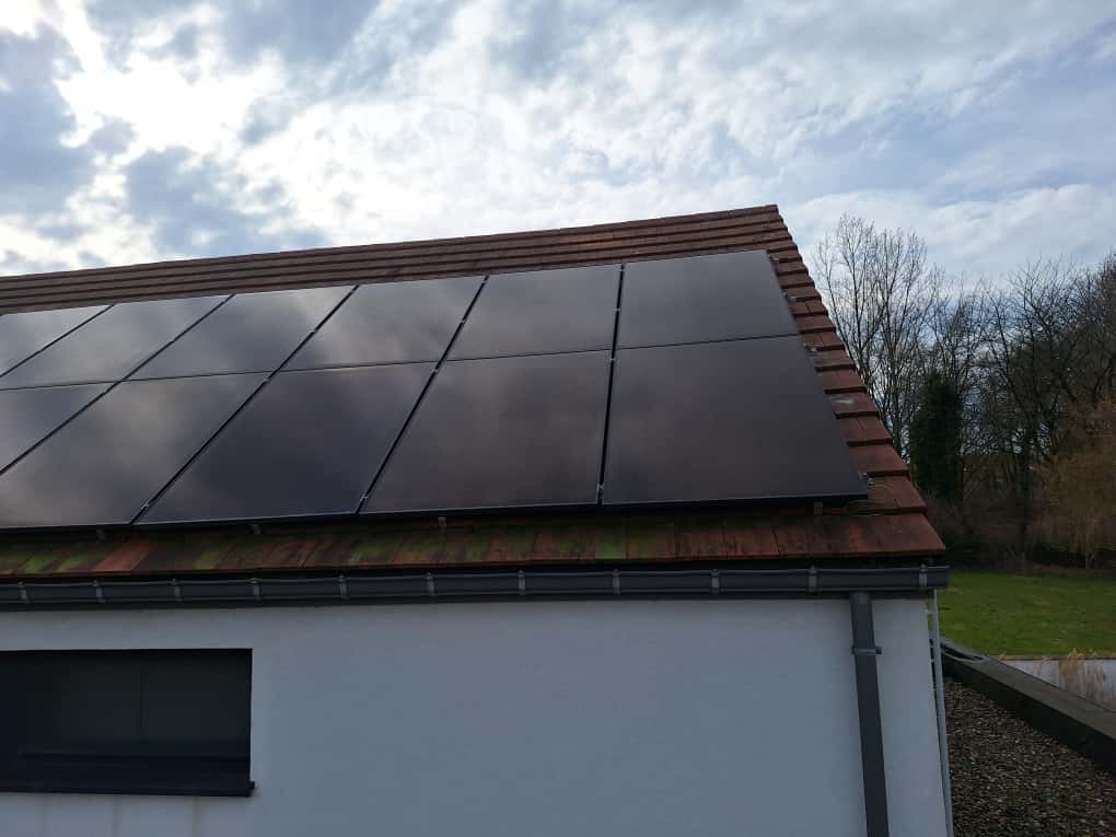 Vue d’ensemble d’une installation photovoltaïque