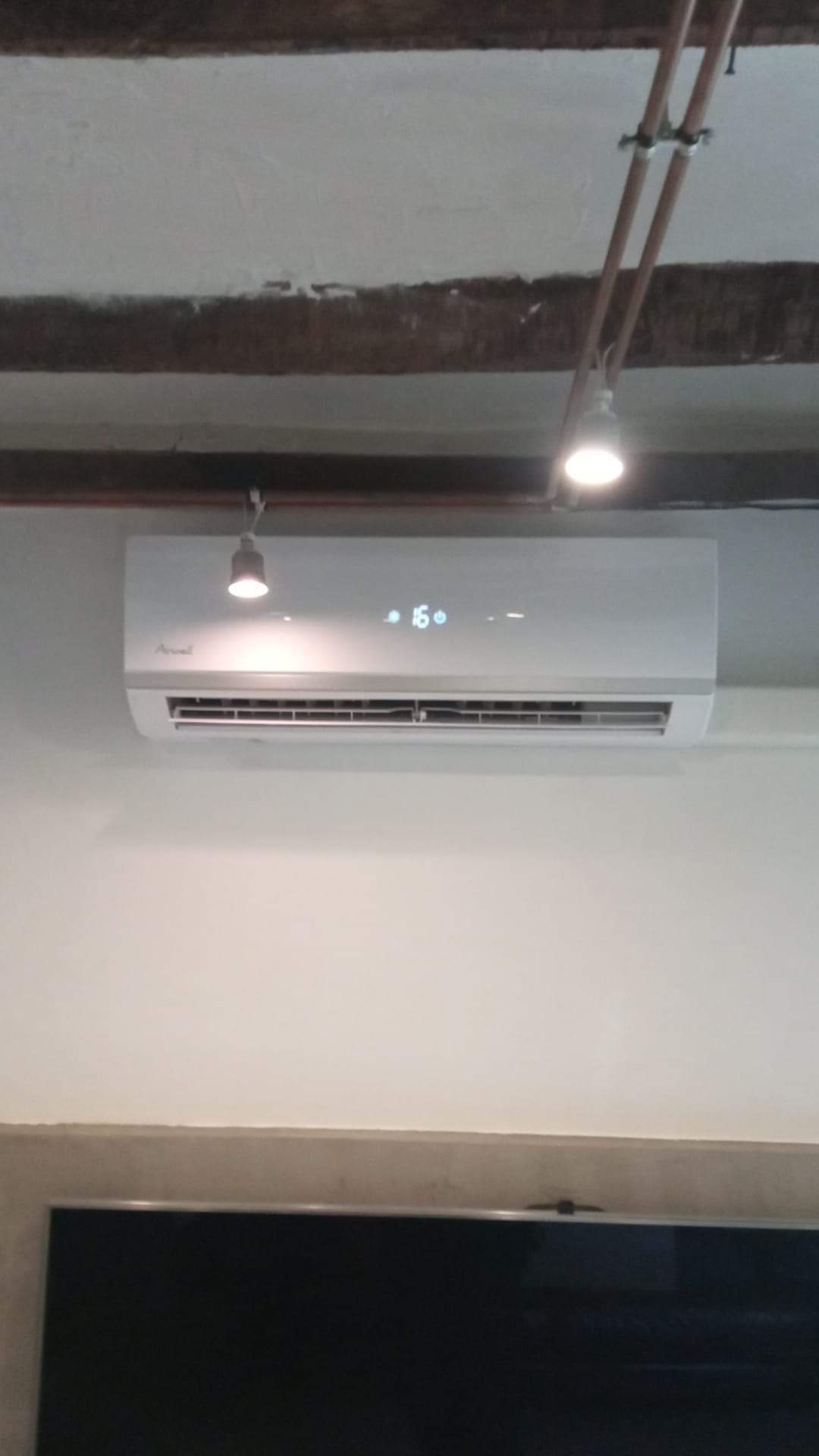 Climatisation intérieure en fonctionnement
